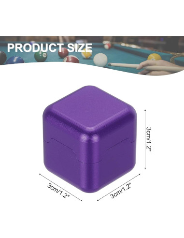 Soporte Magnético para Tiza de Billar PATIKIL Aluminio 3x3cm