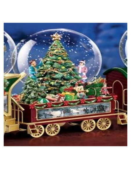 Tren de Globo de Nieve Musical Bradford Exchange 8.9-11.4 cm Tren de Globo de Nieve Musical Bradford Exchange 8.9-11.4 cm
