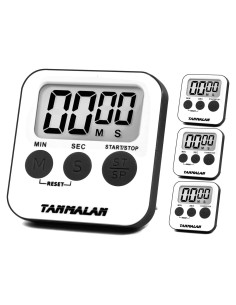 Temporizador de Cocina Tanmalan con Alarma Fuerte y Pantalla Grande