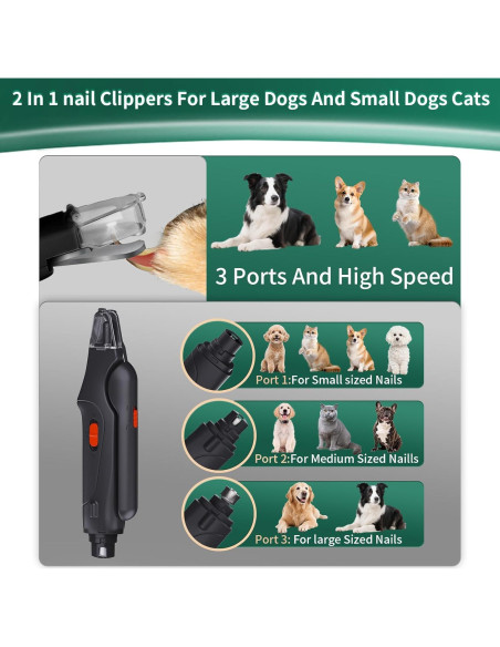 Cortauñas 2 en 1 CATPICK para Perros y Gatos con LED Cortauñas 2 en 1 CATPICK para Perros y Gatos con LED