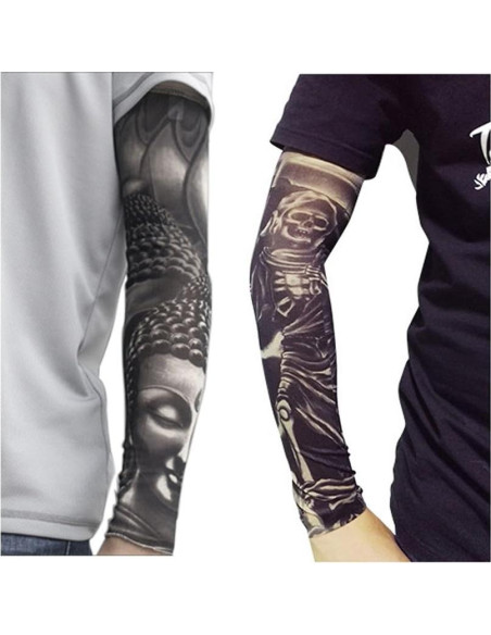 Mangas de Tatuaje Temporales Toirxarn 8PCS Unisex con Protección Solar Mangas de Tatuaje Temporales Toirxarn 8PCS Unisex con Protección Solar