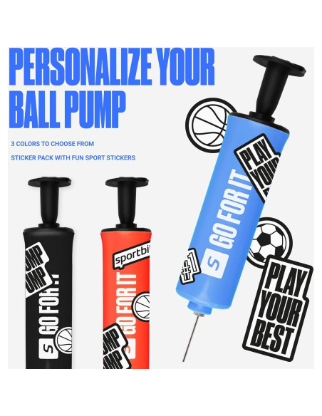 Bomba de Pelotas Manual SPORTBIT - Inflador para Baloncesto, Fútbol y Voleibol Bomba de Pelotas Manual SPORTBIT - Inflador para Baloncesto, Fútbol y Voleibol