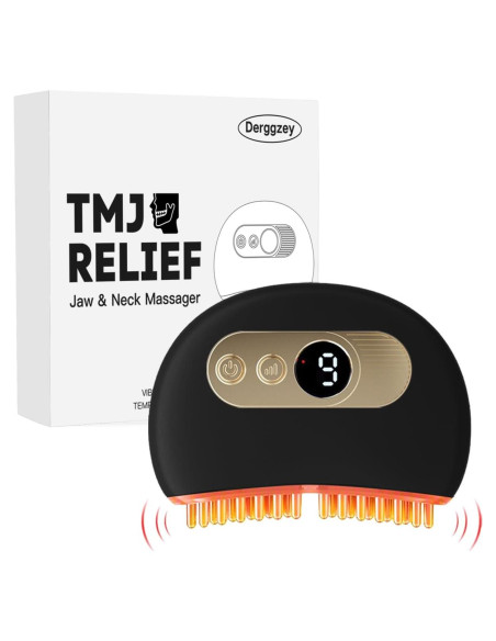 Masajeador TMJ Portátil Derggzey con Calor y Vibración Masajeador TMJ Portátil Derggzey con Calor y Vibración
