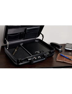 Caja de Seguridad Portátil Amazon Basics Grande Negra 2