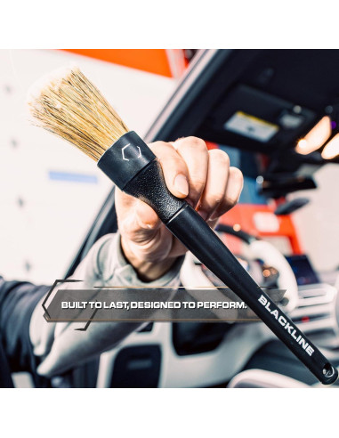 Juego de Cepillos de Detalle Blackline - Cerdas de Jabalí