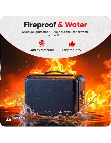 Bolsa de Documentos a Prueba de Fuego HAZARD HERO 12 Capas Bolsa de Documentos a Prueba de Fuego HAZARD HERO 12 Capas