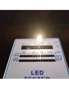 Luces LED 3mm Huadi 120Pcs Blanco Cálido 0.02kg 2