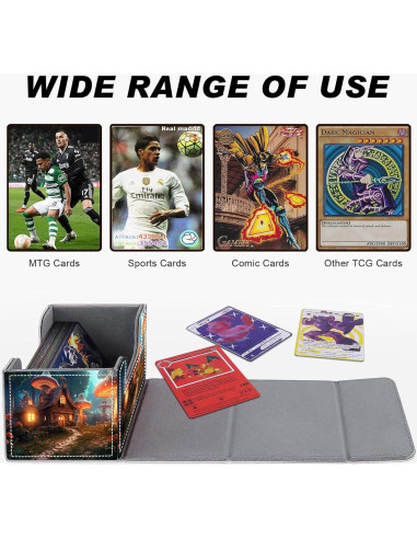 Caja de Almacenamiento para Cartas DEGDFSGR - 200+ Cartas, Diseño Creativo