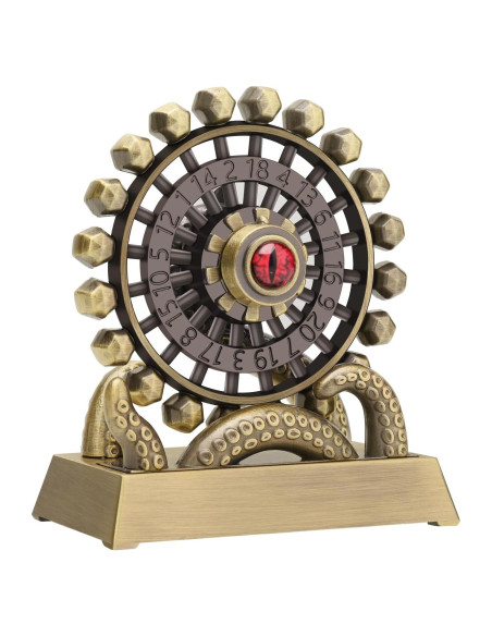 Dado Giratorio D20 CZYY de Metal Bronce para D&D y RPG Dado Giratorio D20 CZYY de Metal Bronce para D&D y RPG