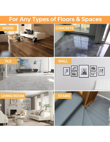 Agarradores de Alfombra Antideslizantes Reutilizables 12 Pcs