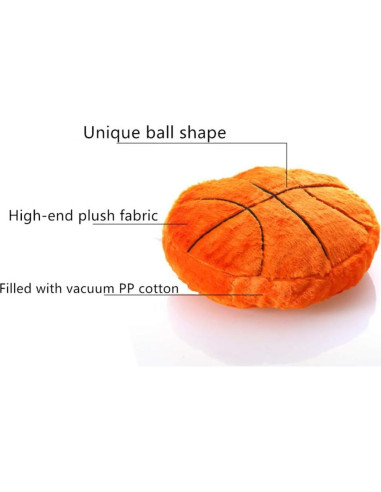 Almohada de Baloncesto XIZHI 45.72 cm Suave y Duradera