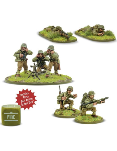 Warlord Games Bolt Action WWII Equipos de Armas 1:56