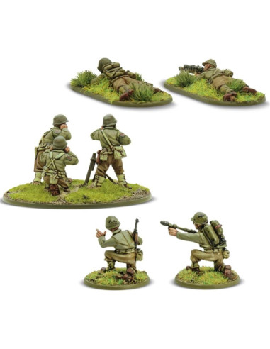 Warlord Games Bolt Action WWII Equipos de Armas 1:56