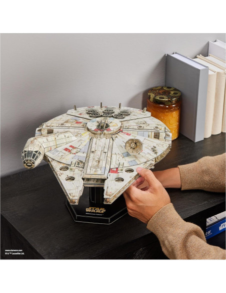 4D Build Star Wars Millennium Falcon 3D Modelo 223 Pzs 4D Build Star Wars Millennium Falcon 3D Modelo 223 Pzs