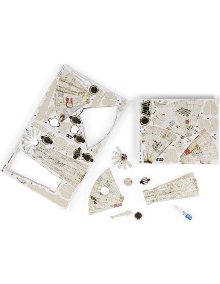 4D Build Star Wars Millennium Falcon 3D Modelo 223 Pzs 4D Build Star Wars Millennium Falcon 3D Modelo 223 Pzs