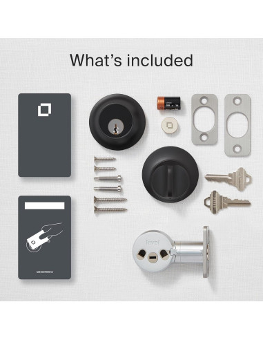 Cerradura Inteligente Level Lock+ - Negro Mate - Sin WiFi