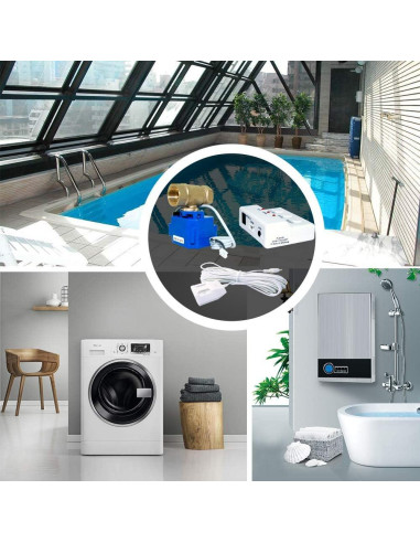 Detector de Fugas de Agua E-SDS con Válvula de Cierre Automática