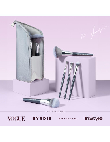 Juego de Brochas de Viaje BK Beauty Angie Hot & Flashy