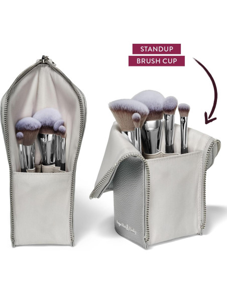 Juego de Brochas de Viaje BK Beauty Angie Hot & Flashy Juego de Brochas de Viaje BK Beauty Angie Hot & Flashy