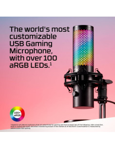Micrófono USB HyperX QuadCast 2 S RGB para streaming 2
