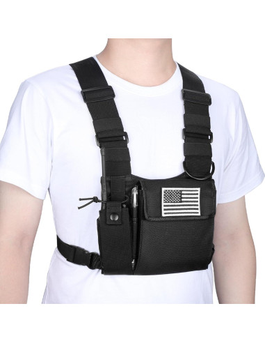 Arnés de Pecho abcGoodefg para Radio Unisex Ajustable