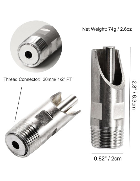 Bebedero Automático para Cerdos uxcell 1/2 PT Metal Bebedero Automático para Cerdos uxcell 1/2 PT Metal