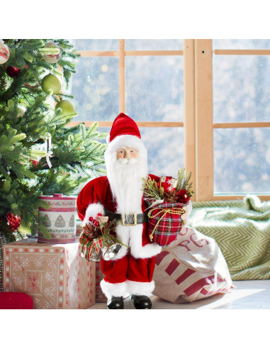 Figura de Santa Claus Uten 31 cm con Regalos y Campana