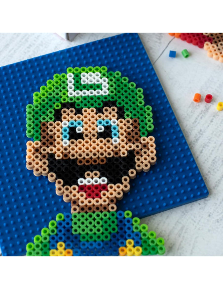 Kit Perler Super Mario Deluxe 4385 piezas y 8 patrones Kit Perler Super Mario Deluxe 4385 piezas y 8 patrones