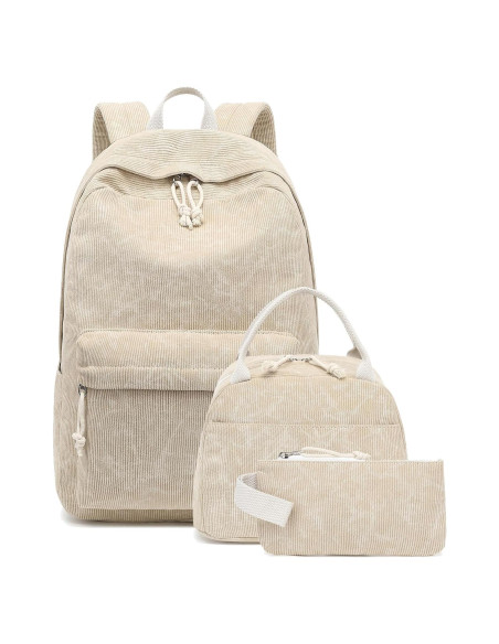 Mochila Escolar LEDAOU para Niñas 3 en 1 con Almuerzo Mochila Escolar LEDAOU para Niñas 3 en 1 con Almuerzo