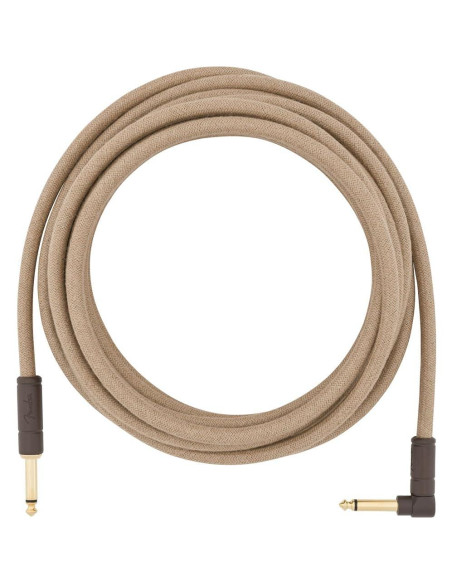 Cable de Instrumento Fender Festival 5.7m STR/ANG Natural 2P Cable de Instrumento Fender Festival 5.7m STR/ANG Natural 2P