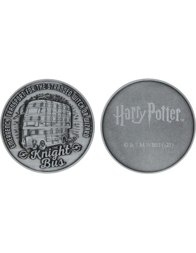 Medallón Coleccionable Harry Potter Autobús Noctámbulo Ed. Limitada