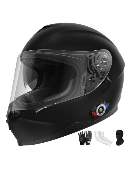 Casco de Moto FreedConn BM12 Bluetooth 5.0 Doble Visera Casco de Moto FreedConn BM12 Bluetooth 5.0 Doble Visera