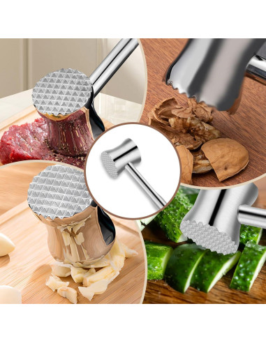 Mazo Aplanador de Carne Yitexin Acero Inoxidable 304 24.5 cm