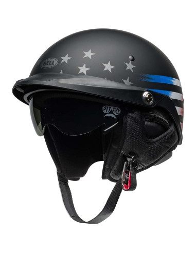 Casco BELL Pit Boss Negro/Rojo 3X Grande para Motociclismo