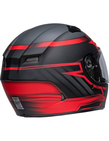 Casco BELL Qualifier DLX MIPS Raiser Negro/Crimson Grande