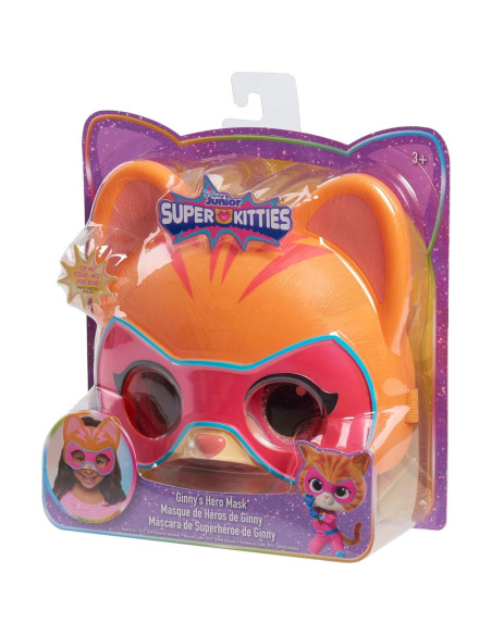 Máscara de héroe Ginny SuperKitties Just Play para niños Máscara de héroe Ginny SuperKitties Just Play para niños