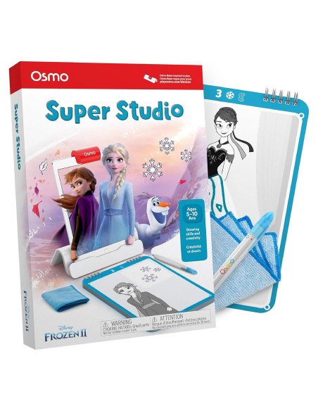 Osmo Super Studio Frozen 2 - Juego Educativo para iPad/Tableta - Edades 5-11 Osmo Super Studio Frozen 2 - Juego Educativo para iPad/Tableta - Edades 5-11