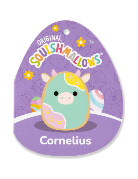 Squishmallows Cornelius Vaca Galleta 12.7cm Peluche Oficial Squishmallows Cornelius Vaca Galleta 12.7cm Peluche Oficial