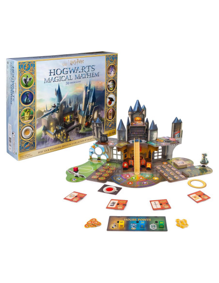 Juego de Mesa 3D Caos Mágico en Hogwarts - Spin Master Juego de Mesa 3D Caos Mágico en Hogwarts - Spin Master