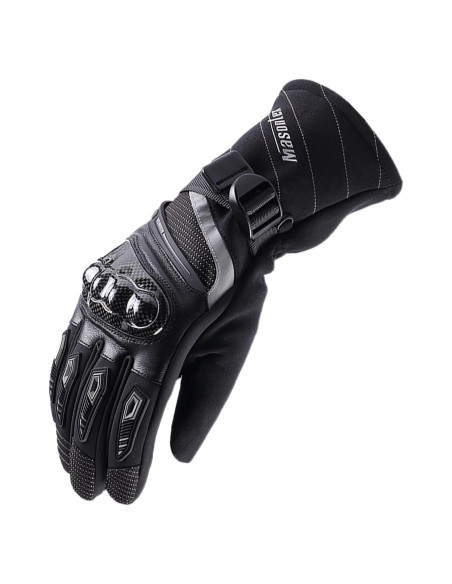 Guantes de Motocicleta Masontex M37-Negro Táctiles Impermeables Guantes de Motocicleta Masontex M37-Negro Táctiles Impermeables