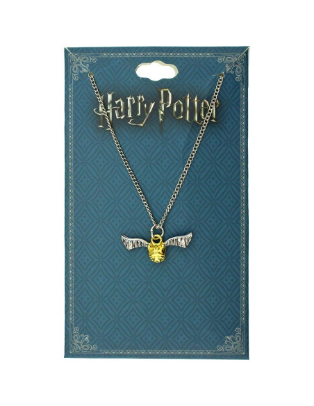 Collar Charm Snitch Dorada Harry Potter Bioworld 45.72 cm Collar Charm Snitch Dorada Harry Potter Bioworld 45.72 cm