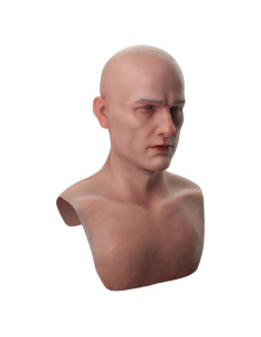 Máscara de Silicona Realista Masculina LCUPPON para Cosplay