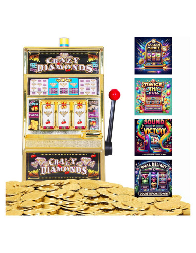 Máquina Tragamonedas Friday Rave Jumbo Plus 50 Fichas Metal