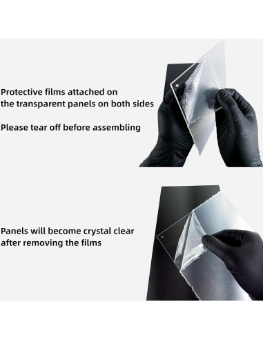 Caja de Exhibición Acrílica para Lego Castillo Harry Potter - Fondo Transparente