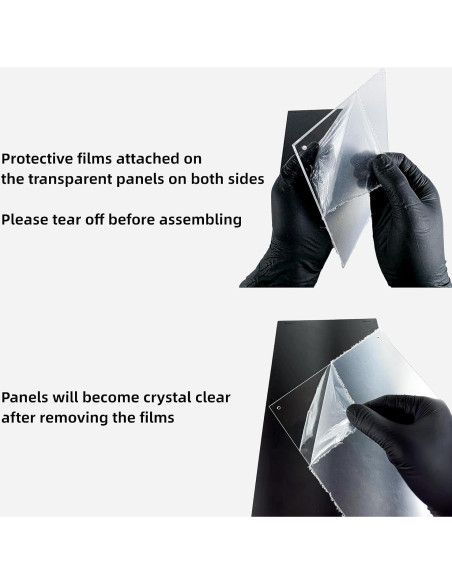 Caja de Exhibición Acrílica para Lego Castillo Harry Potter - Fondo Transparente Caja de Exhibición Acrílica para Lego Castillo Harry Potter - Fondo Transparente