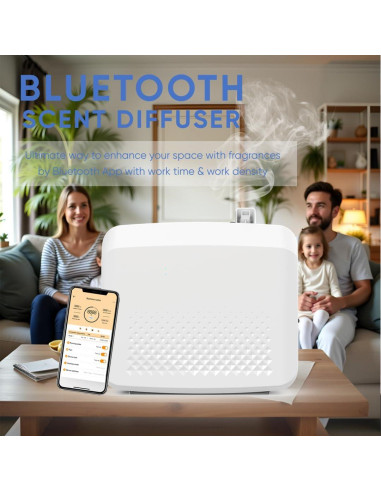 Difusor de Aroma Bluetooth Kevinleo 800ml para Espacios Grandes