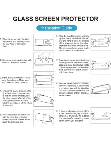 Protector de Pantalla Mate Mothca para iPhone 16e/14/13 Pro 6.1"