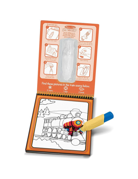 Melissa & Doug Libro de Actividades Vehículos con Agua WOW Melissa & Doug Libro de Actividades Vehículos con Agua WOW
