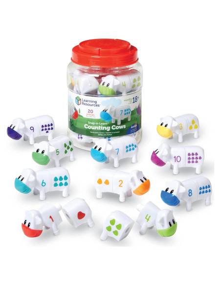 Juego de Vacas para Contar Learning Resources 20 Piezas Juego de Vacas para Contar Learning Resources 20 Piezas