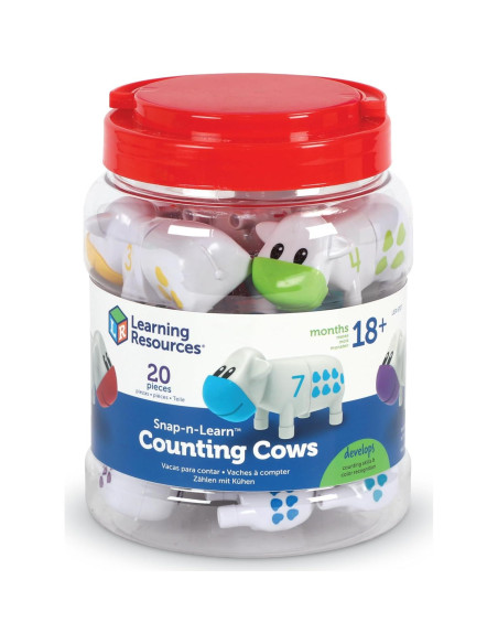 Juego de Vacas para Contar Learning Resources 20 Piezas Juego de Vacas para Contar Learning Resources 20 Piezas